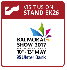 Turkington are exhibiting at the Balmoral show 2017 10th - 13th May