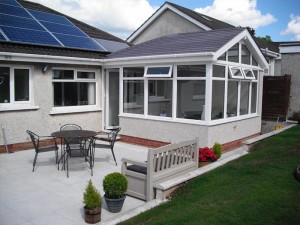 Tiled conservatory roof replacement