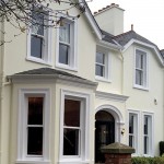 new sash windows on a property- double glazing in Belfast