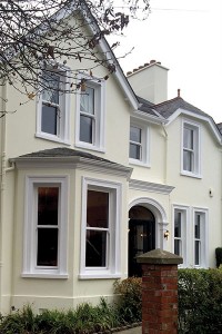 new sash windows on a property