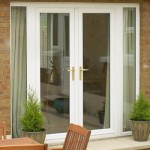 white french upvc doors