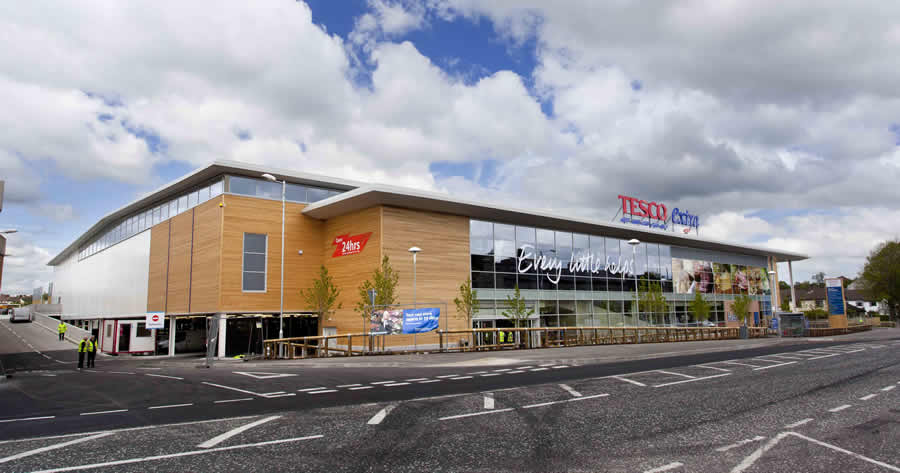 Tesco outside artist impression