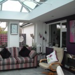Inside a conservatory extension
