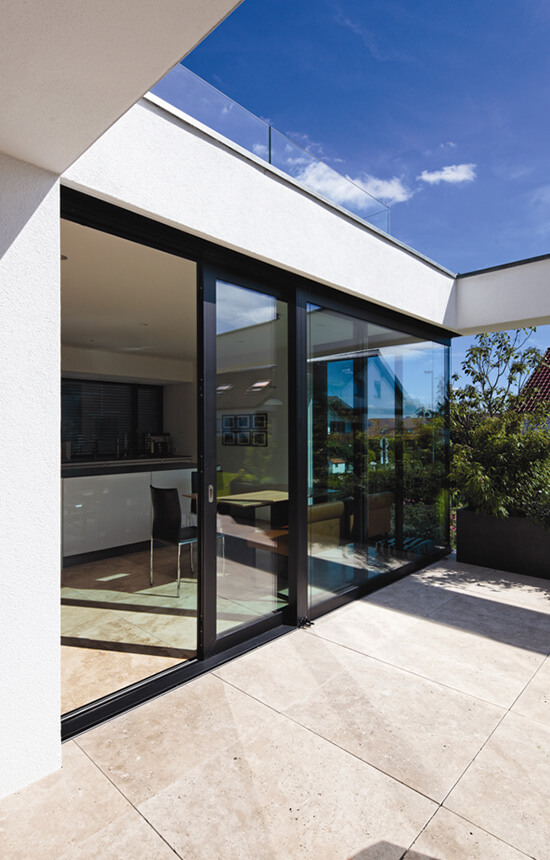 Black Aluminium Sliding Door Turkington Windows