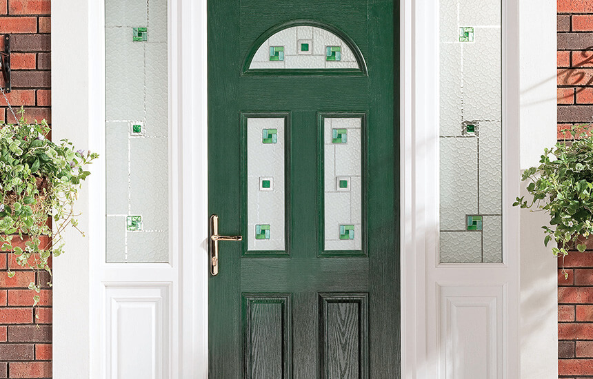 Palladio Doors The Dublin Chartwell Green - External from The Posh Door  Company UK