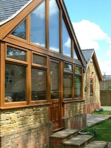 Timber Effect Window Installation