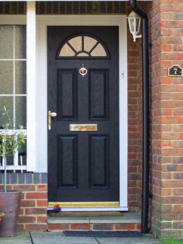 Black Composite Door