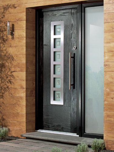 Black Composite Door