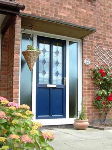 Blue Entrance Door