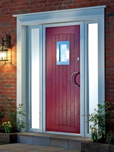 Red Composite Door