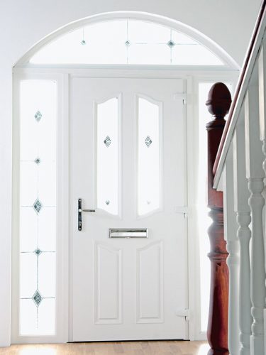 White Composite Door