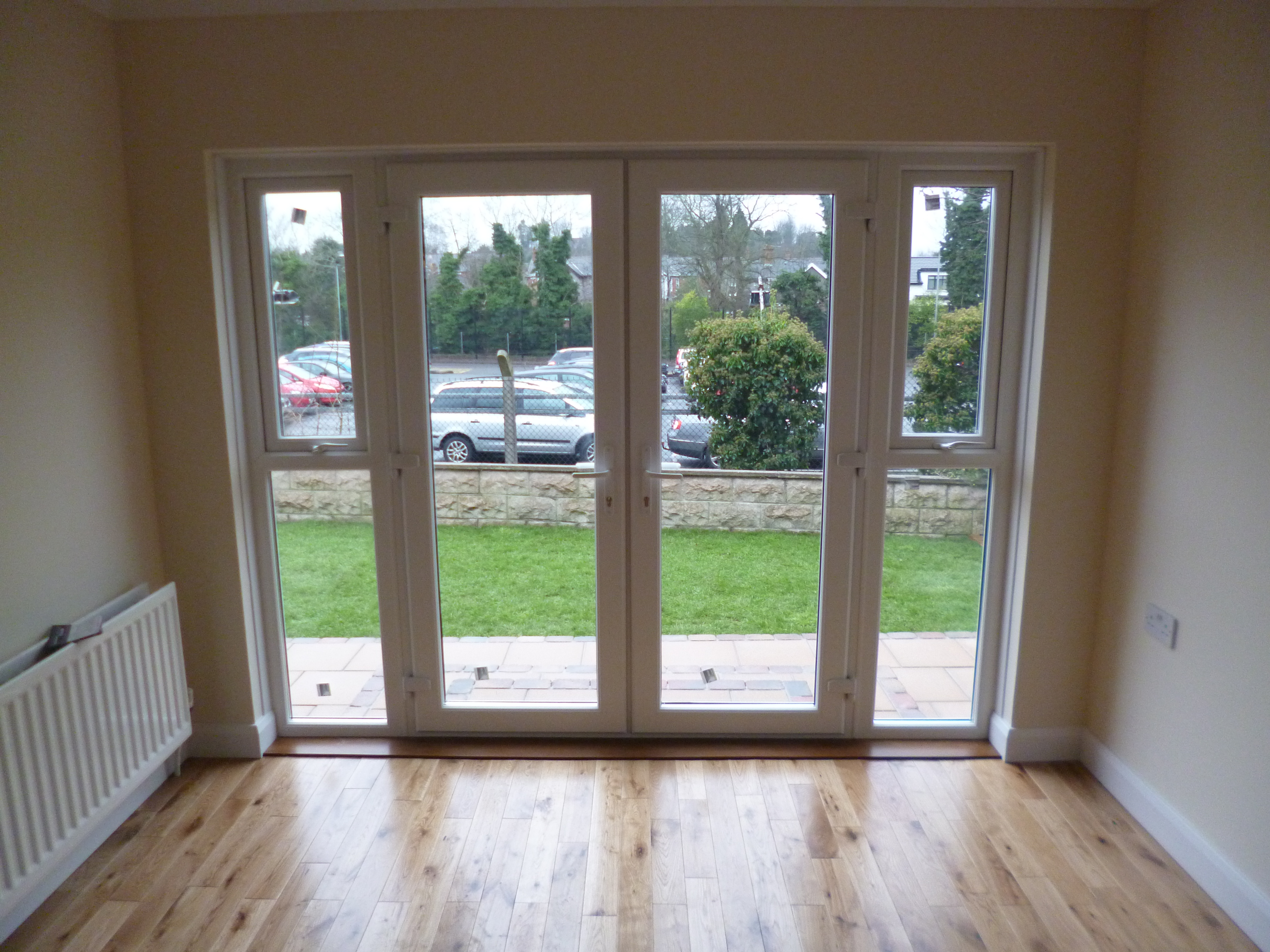 Upvc French Doors in White