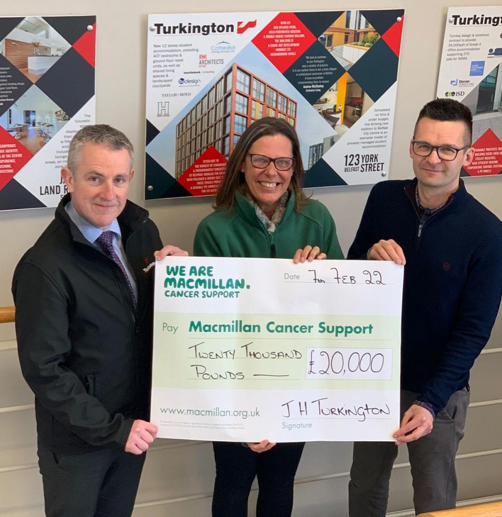 Turkington and Macmillan cancer support