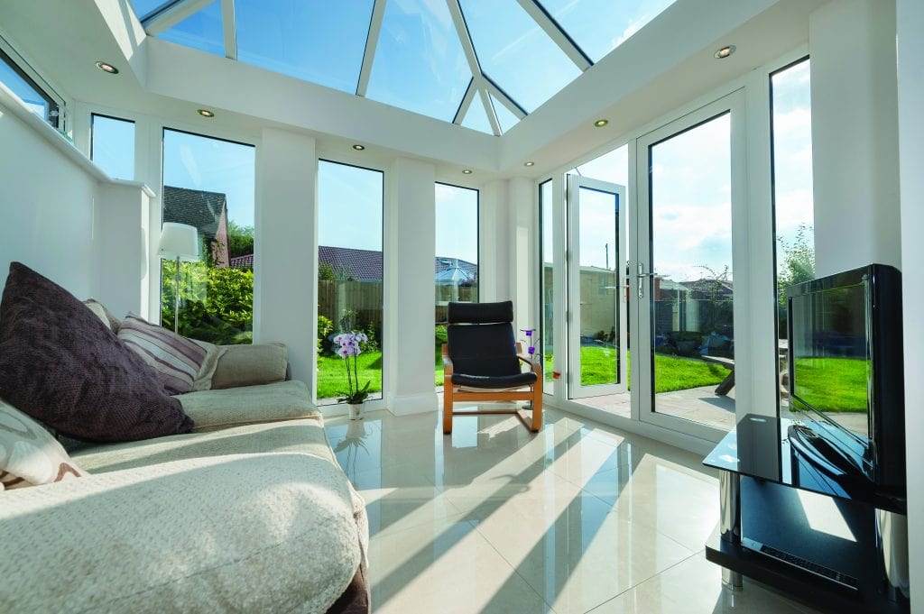 White Conservatory Interior