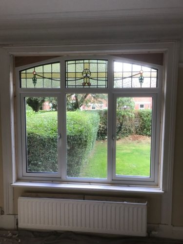 Windows from the Robinson family install.