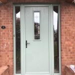 Chartwell green composite front door