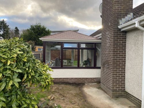 tiled roof conservatory