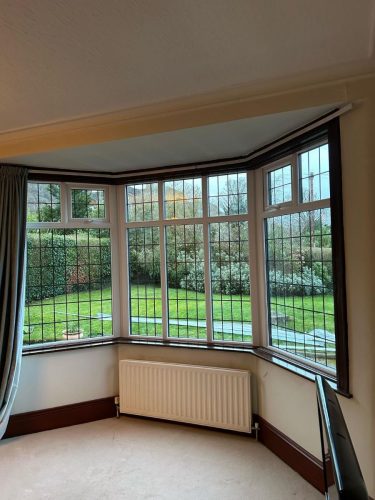 white upvc bay windows installed by turkington windows