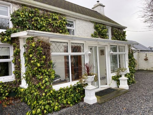 conservatory before - upvc french doors and upvc windows