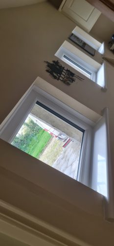 white upvc windows