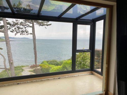 internal view of conservatory installation by Turkington Windows