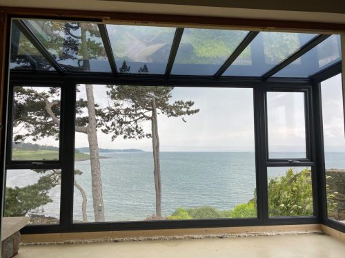 internal view of conservatory installation by Turkington Windows