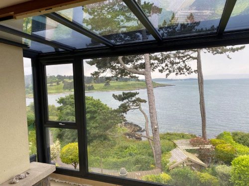 internal view of conservatory installation by Turkington Windows