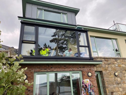 external view of conservatory installation by Turkington Windows